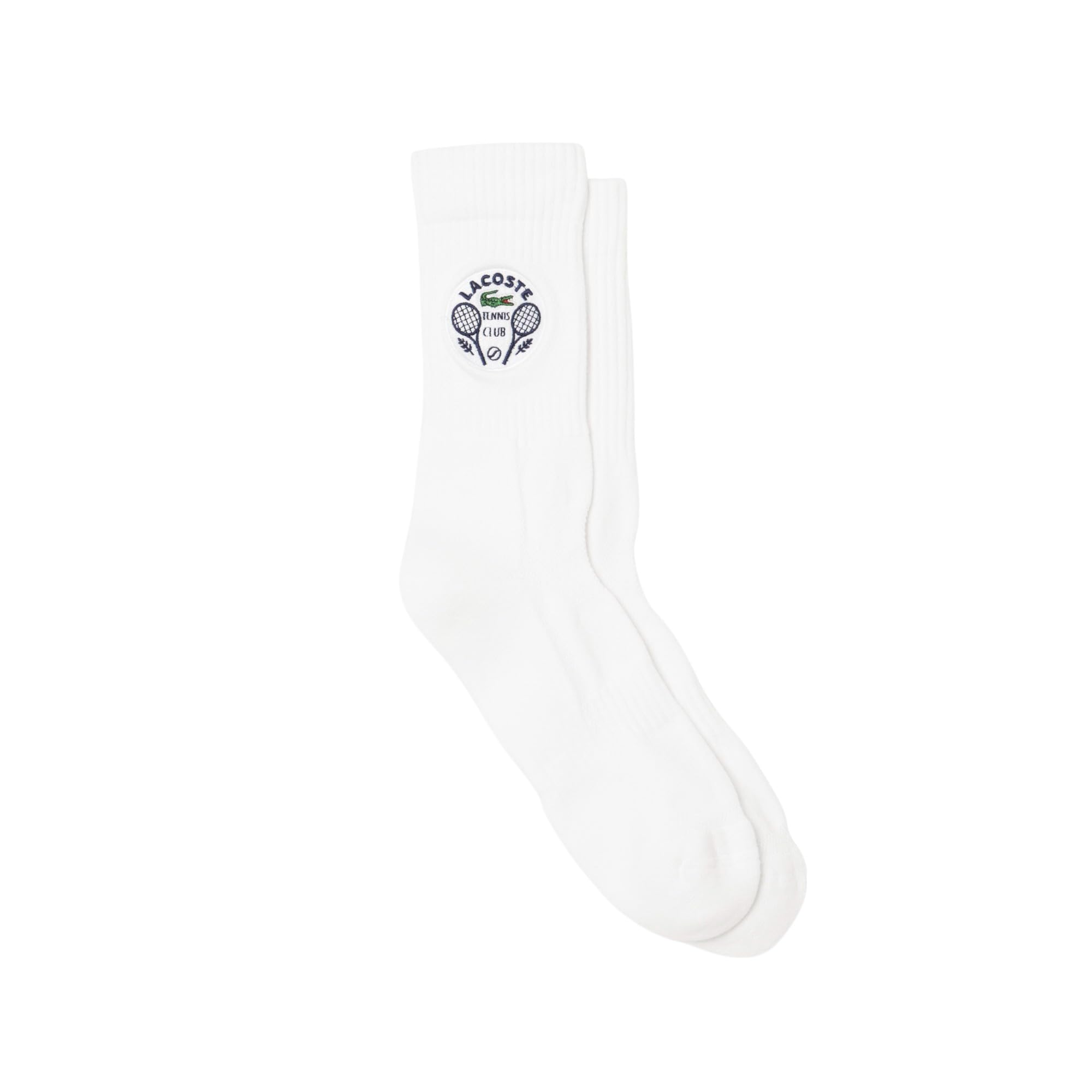 

                                                    Lacoste Men's SPORT Tennis Cotton Socks, White, 10