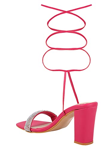 Image of TRYME Alluring and Voguish Block Heel Light Weight Comfortable & Trendy Party Heels for Girls & Women
