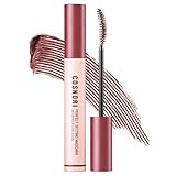 COSNORI Perfect Setting Waterproof Mascara Long&Curl 06 Urban Red – Long-Lasting Smudge - Burgundy Maroon Mascara - Korea Waterproof, Long lash, Strong fixing, Silk Amino Acids - 0.23fl oz (7ml)
