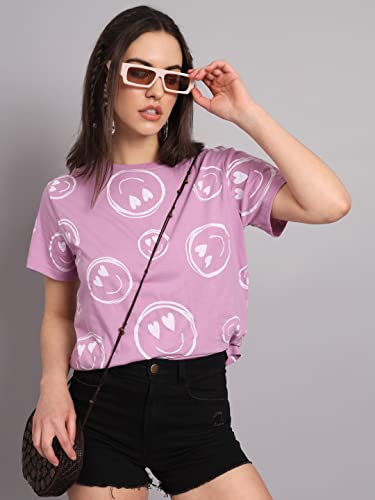 Image of THE DRY STATE Women Cotton Half Sleeve Round Neck Tshirt