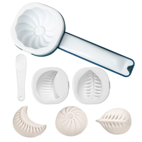 Prensa de fabricación de albóndigas,Molde de fundición de albóndigas estéticas - Forma Baozi | Para Cocina Hogar Apartamento Pastel Luna Empanadas Vacaciones