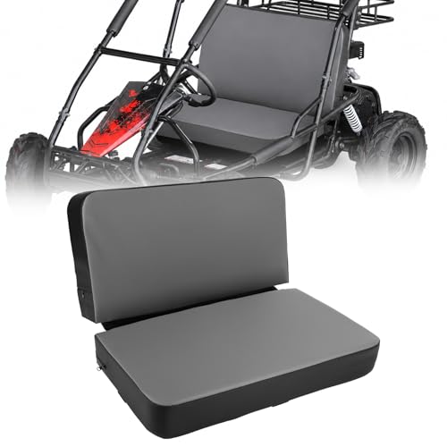 Kistrba Go Kart Seat Cushion for 2 Seater 2 Person Go Cart Seat Pad