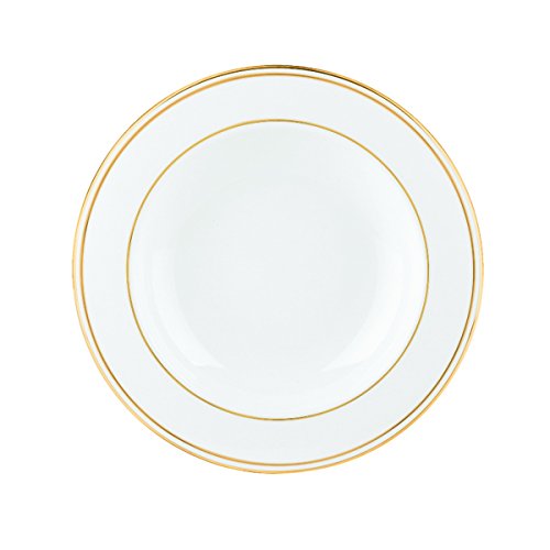 Lenox Federal Gold Rimmed, Pasta/Soup Bowl, White #TOP25