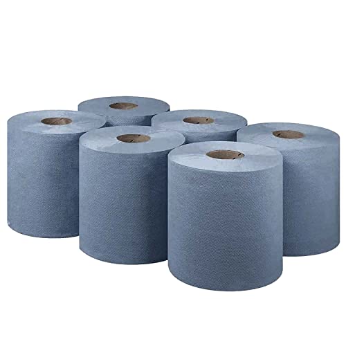 Papel de 2 capas azul Arctic Hayes en formato industrial de 6 rollos