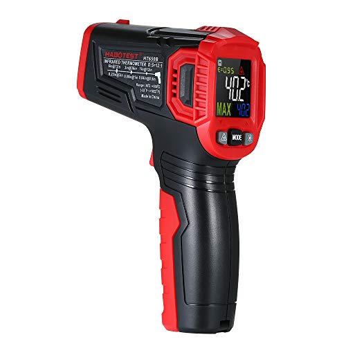 Gecheer Termômetro infravermelho sem contato com infravermelho Testador de temperatura digital portá