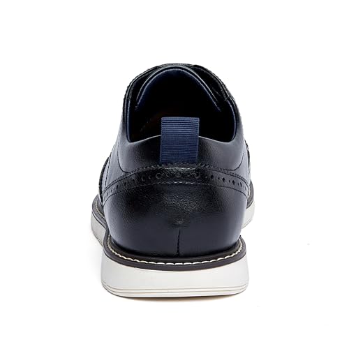 Men's Casual Oxfords Wingtip Business Formal Dress Shoes DS22 Black 13 by Temeshu - Used condition - Image 5