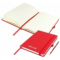 2 X Mini A6 Personalised Pocket Size Notebooks And Matching Pen