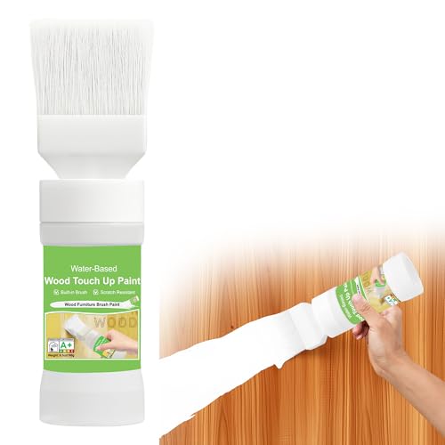MOSAMNI White Touch Up Paint for Wood, 6.35 Oz Wood