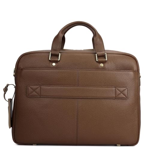 Image of Da Milano LeatherLaptop Bag for Men & Women | Laptop Messenger Bag | Fits Up To 15 inch Laptop | Ideal for Office Purpose (10122)
