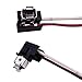 HUIQIAODS H1 H3 Headlight Fog Light Bulb Extension Socket Wire Harness Connector Holder(Pack of 2)