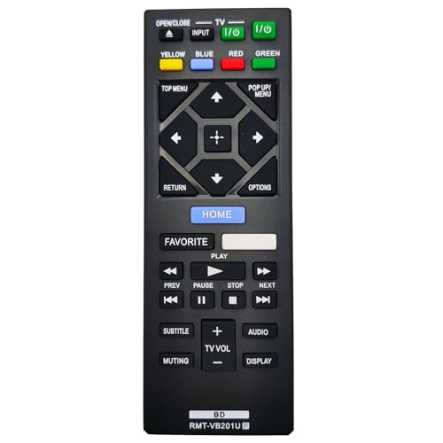Télécommande RMT-VB201U pour Sony BD-BX370 BDP-S3700 et UBP-X700