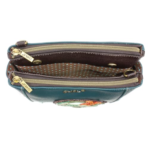 Image of CHALA Merry Messenger RFID Protected Women Faux Leather Shoulder Purse with Adjustable Crossbody Strap