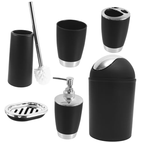 Kit de accesorios de baño PRETYZOOM de 6 piezas para organizar el lavabo 5