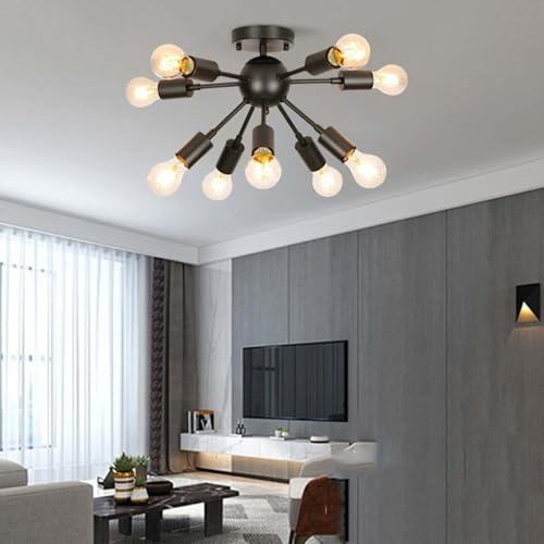 Lámpara irregular de 10 luces para renovar comedores oscuros 3