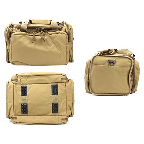 Osage River Tactical Range Bag For Handguns And Hunting, Travel Duffel, 18 X 13 X 10 Inches, Standard Duty, Coyote Tan #TOP7