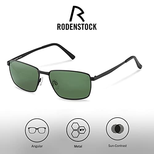 Rodenstock Lunettes de Soleil Classiques pour Homme, Noir, 58 – vue 8