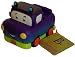 Battat ~ Pull Back Car Mini Wheeee-ls! ~ Muddy Miles