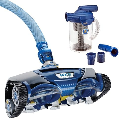 Zodiac MX8 Elite Suction Pool Cleaner with Zodiac Cyclonic Leaf Canister