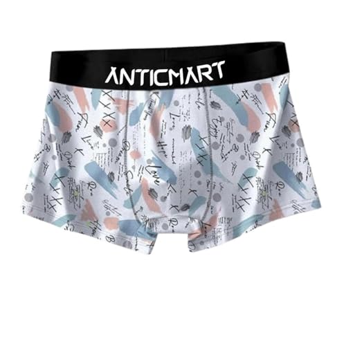 Image of Men's Extra Thin Elastic Ice Silk Underwear - Long, Comfortable, Breathable Boxer Brief Trunks (Pack of 3)