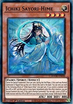 Ichiki Sayori-Hime DOOD-EN030 Super Rare Englisch Boosterfrisch 1. Auflage - Doom of Dimensions - mit ReCollectibles-Versandschutz - für Yu-Gi-Oh!