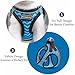 BOOMIBOO Dog Harness with Leash Set, No Pull Adjustable Reflective Step-in Puppy Pet Vest Harnesses for Small Medium Large Dogs and Cats,Blue XXS