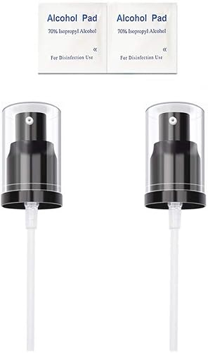 2Pcs Replacement Press Cover Air Pump For Maybelline Fit Me Matte + Poreless Liquid Foundation Makeup Base (Black) #TOP6