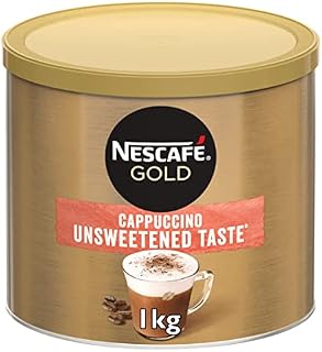Nescafe Gold Cappuccino Unsweetened Taste Instant Coffee Tin 1 kg