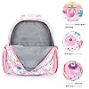 mibasies Toddler Backpack for Girls 2-4: Preschool Kindergarten Backpack - Cute Kids Backpacks for Girls - Flower Pink #4