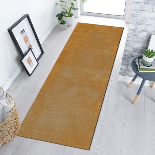 Tapis lavable long 80 x 340 cm antidérapant pour entrée et salon