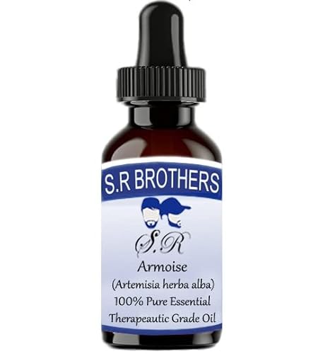 S.R. Brothers Armoise (Artemisia Herba Alba) Huile essentielle pure de qualité thérapeutique (50 ml)