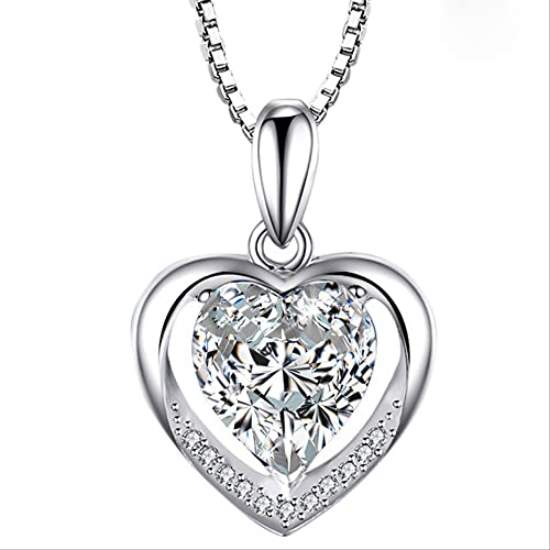 Pendentif en pierre précieuse cœur argent 925 Cordiford haut de gamme