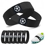 nernnernv 8 Stück Schnürsenkel Fixierband Fussball, Elastisches Schnürsenkel Halter für Kinder und Erwachsene, Sicherer Halt bei Fußballschuhe Vermeidet Lösen der Schnürsenkel im Sport