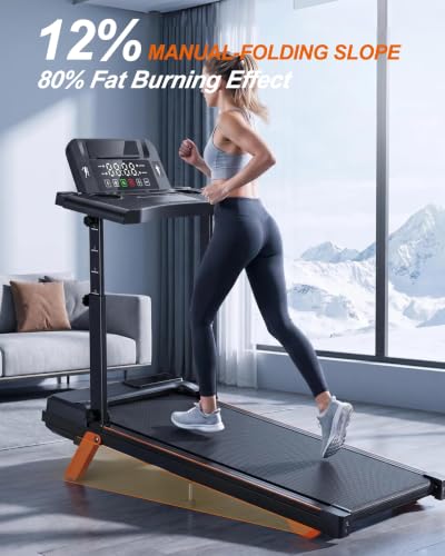 Standing treadmill desk