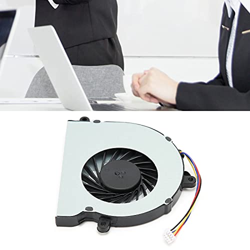 CPU Cooling Fan, 4Pin Case Fan Replacement, Laptop Cooler Computer Cooling Fan Radiator for HP Notebook 15-AC/15-AY/15-AY/15-BA/250 G4 - Image 4