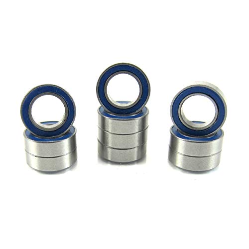 6x10x3mm TRB RC Precision Ball Bearings ABEC 3 Rubber Seals (10) MR106-2RS-BU