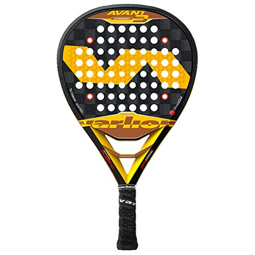 Varlion Avant Carbon 3 Quattro Palas, Adultos Unisex, Amarillo, 370-375 gr