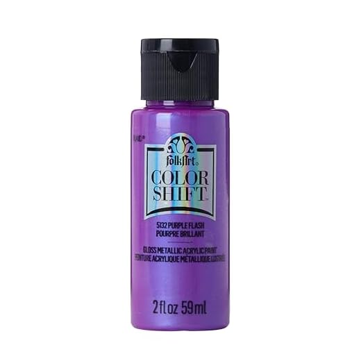 FolkArt Color Shift Acrylic Paint in Assorted Colors (2 ounce), Purple Flash