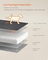 Feandrea Orthopädisches Hundebett, Hundekissen, 76 x 51 x 16 cm – Ansicht 6