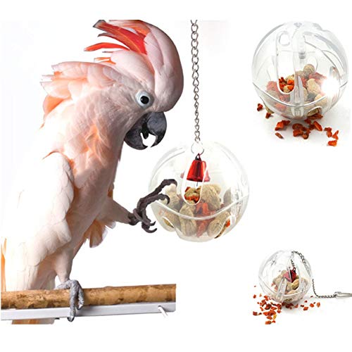 LIANCHI Parrot Creative Foraging Systems Foraging ball- Bird Intelligence Growth Cage Acrylic Box Toys (A) - image 7
