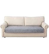 Eismodra Sofabezug, Sofa Overtrek 3 Zitters, Stretch Zitkussenbezug, Couch Overtrek, Sofabeschermer, Elastische Beschermhoes voor L-vorm, Lichtbruin, Lengte 65-95cm (1 stuk