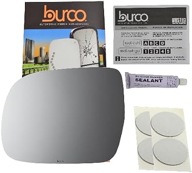 VAM Fits 04-06 RX300, 07-09 RX350, 06-08 RX400H, Left Driver Side Mirror Glass Lens W/o Backing Plate Direct Fit-Over for Auto-Dimming Mirror, Mirror Does not Auto-Dim with Adhesive, USA