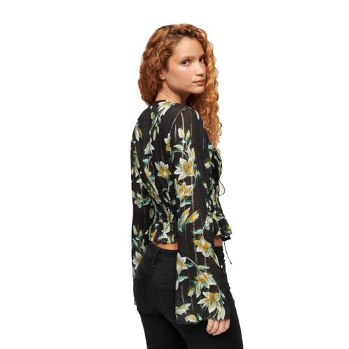 Blouses Superdry Haut tissé plissé à manches des années 70 US 8 - vue 4