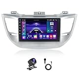 ASURE 9 inch Car Stereo Radio Upgrade for Hyundai Tucson TL 2016 2017 2018 Standard-Version,Android Car GPS Navigation Unit with Wireless Carplay,Android Auto,1280x800 HD Touchscreen (8core 4+64GB)