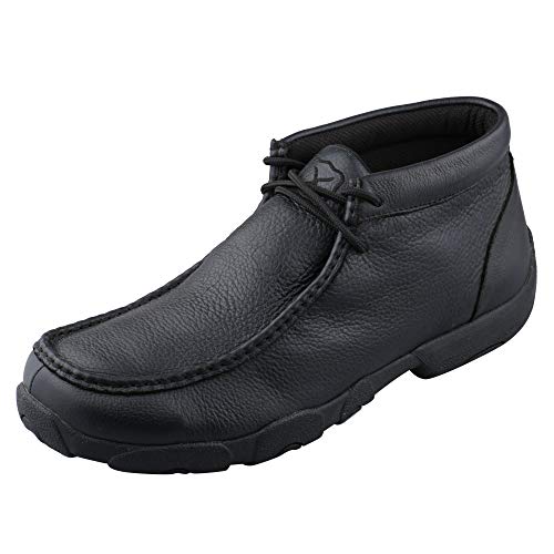 Twisted X Men's Bomber Leather Lace Up Driving Moccasins - Black - 9.5 E Us #TOP8