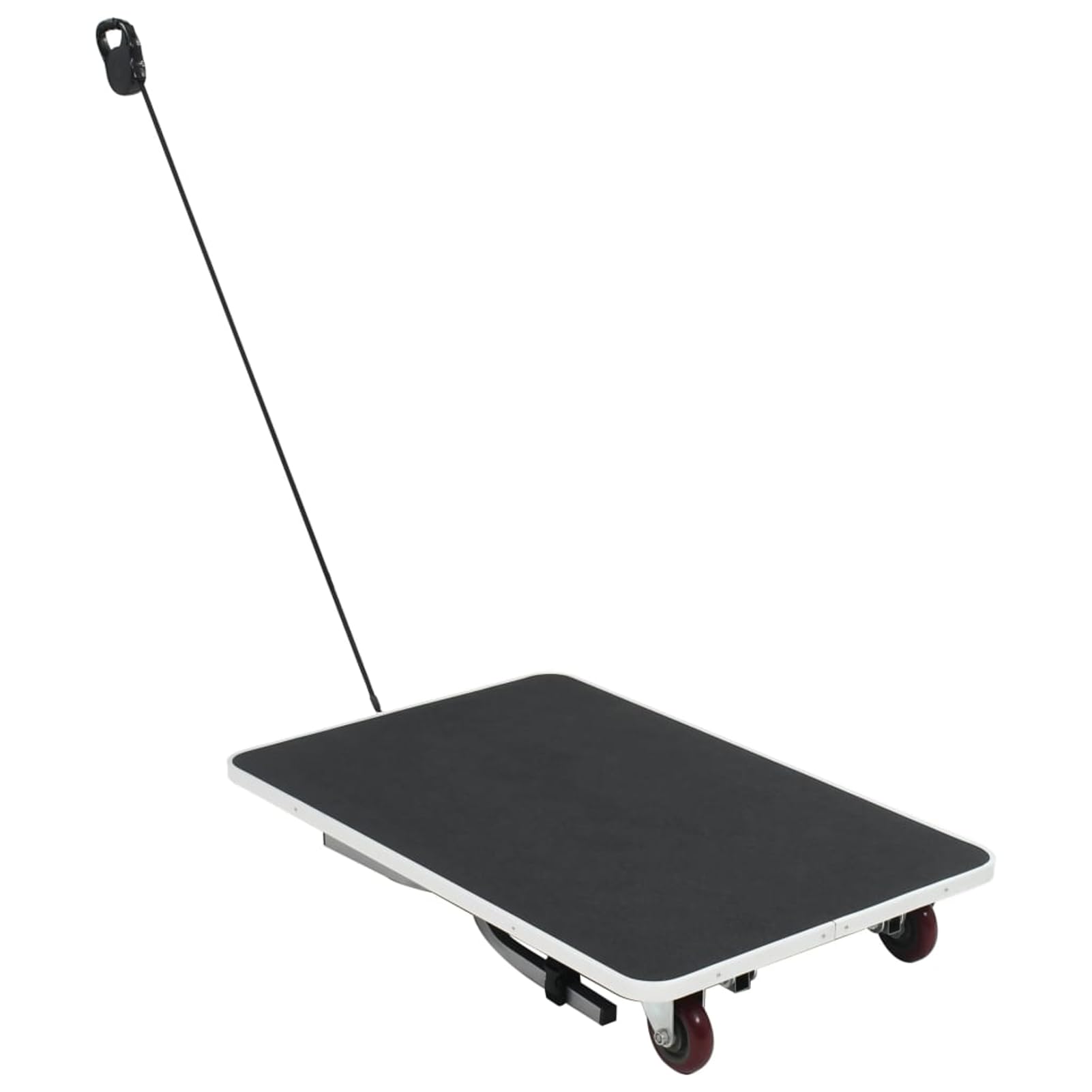 Tidyard Mesa de Higiene para Mascotas Ajustable con Superficie Antideslizante y Ruedas Baño y Peluquería Modelo YFXLRZJ-170215ES