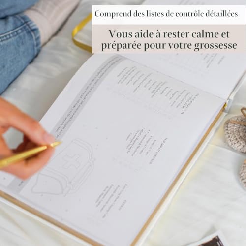The Complete Pregnancy Journal & Planner – Bibi & Beau Livre de souvenirs de luxe pour les futures mamans britanniques | Agenda hebdomadaire de 200 pages, calendrier, scrapbooking, listes de contrôle – vue 9