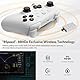8Bitdo Ultimate 2 Kabelloser 2.4G Controller für PC&Android, TMR Joystick Update, Lange und Kurze Triggersperren, RGB-Feuerring, Kabellose 8Speed Technologie Gaming-Controller mit Ladestation, Weiß