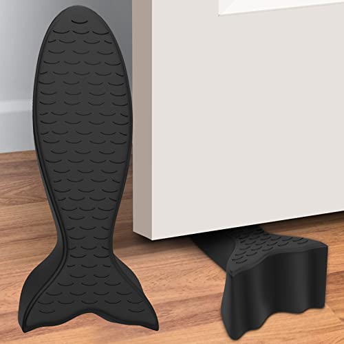 Winonly Rubber Door Stoppers For Bottom Of Door: 2 Pack Wedge Door Stop Keep Your Door Open, Cute Doorstops Soft Touch Protects Your Floor, Heavy Duty Doorstopper Decorative For Home Office College #TOP11