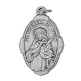 1' Saint and Holy Subject Medal with Prayer Card | Over 25 Different Saints | Durable and Detailed...