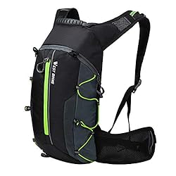 belupai - Mochila impermeable, ideal para ciclismo...: Ampliamente utilizado: como mochila deportiva y al aire libre, es adecuada para una variedad de actividades deportivas como ciclismo, correr, caminar y senderismo. Correas de hombro ajustables: correas de hombro ajustables y correas de cintura que se...